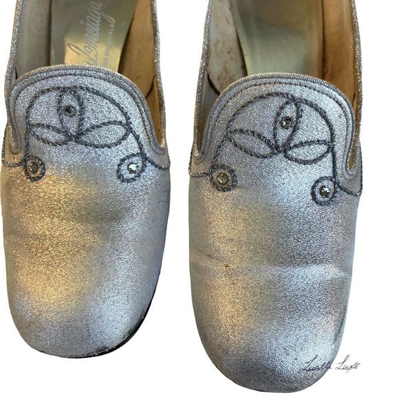 Vintage Balenciaga silver pump in box - Picture 9 of 15